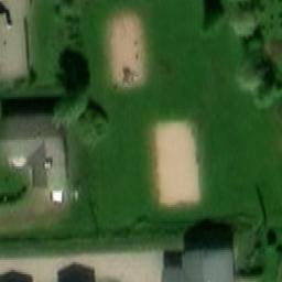 Sand Volleyball Court — aerial view