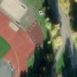 Sand Volleyball Court — aerial view