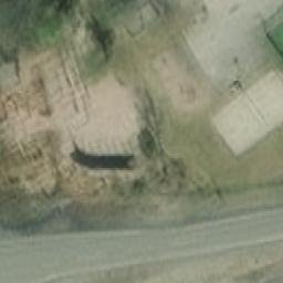 Sand Volleyball Court — aerial view