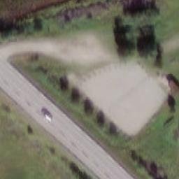 Sand Volleyball Court — aerial view