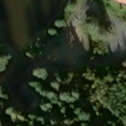 Sand Volleyball Court — aerial view