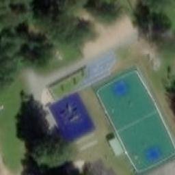 Kiviniemenrannan rantalentopallokenttä — aerial view