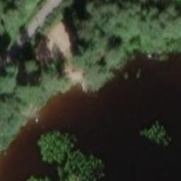 Sand Volleyball Court — aerial view