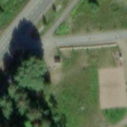 Hiltulanlahden rantalentopallokenttä — aerial view