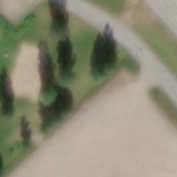 Sand Volleyball Court — aerial view
