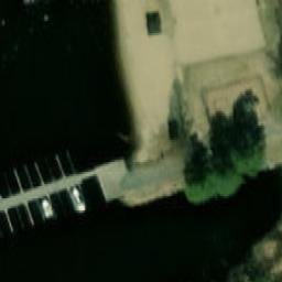 Suninsalmen rantalentopallokentät — aerial view