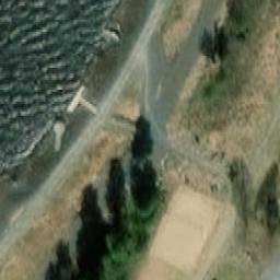 Sand Volleyball Court — aerial view
