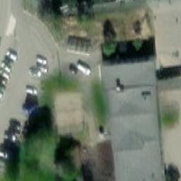 Sand Volleyball Court — aerial view