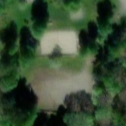Sand Volleyball Court — aerial view