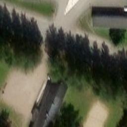 Sand Volleyball Court — aerial view