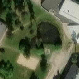 Sand Volleyball Court — aerial view