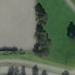 Sand Volleyball Court — aerial view