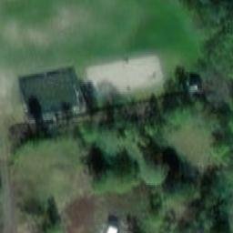 Sand Volleyball Court — aerial view