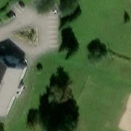 Sand Volleyball Court — aerial view