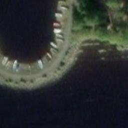 Sand Volleyball Court — aerial view