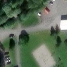 Sand Volleyball Court — aerial view