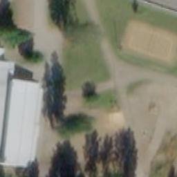 Sand Volleyball Court — aerial view