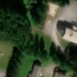 Sand Volleyball Court — aerial view