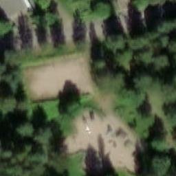 Sand Volleyball Court — aerial view