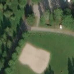 Sand Volleyball Court — aerial view