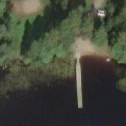 Sand Volleyball Court — aerial view