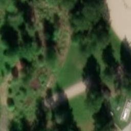 Sand Volleyball Court — aerial view