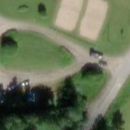 Sand Volleyball Court — aerial view