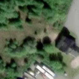 Sand Volleyball Court — aerial view