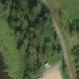 Sand Volleyball Court — aerial view