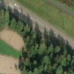 Sand Volleyball Court — aerial view