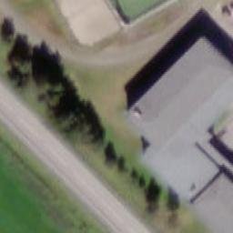 Sand Volleyball Court — aerial view