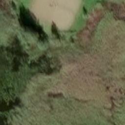 Sand Volleyball Court — aerial view