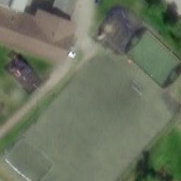 Sand Volleyball Court — aerial view