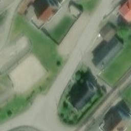 Sand Volleyball Court — aerial view