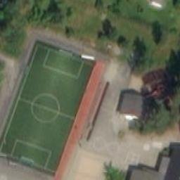 Sand Volleyball Court — aerial view