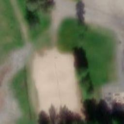 Sand Volleyball Court — aerial view
