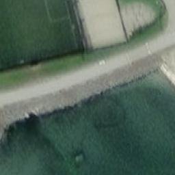Sand Volleyball Court — aerial view