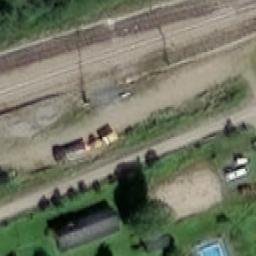 Grass Volleyball Court — aerial view