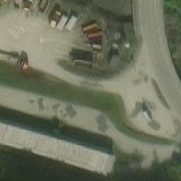Sand Volleyball Court — aerial view
