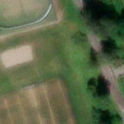 Sand Volleyball Court — aerial view