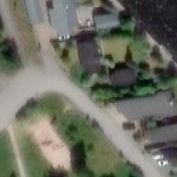 Sand Volleyball Court — aerial view