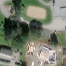 Sand Volleyball Court — aerial view