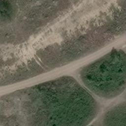 Sand Volleyball Court — aerial view