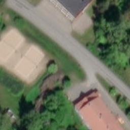 Sand Volleyball Court — aerial view