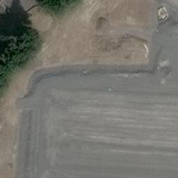 Sand Volleyball Court — aerial view