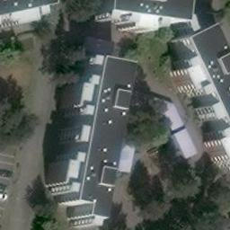 Sand Volleyball Court — aerial view