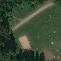Sand Volleyball Court — aerial view