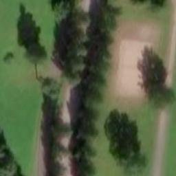 Sand Volleyball Court — aerial view
