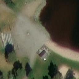 Sand Volleyball Court — aerial view