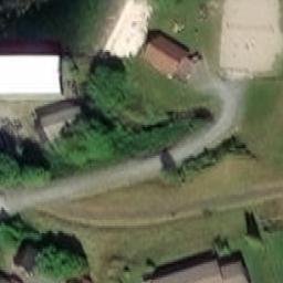Sand Volleyball Court — aerial view